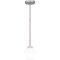Quoizel Nielson Mini Pendant 1 Light Brushed Nickel NIE1505BN - alternate 2